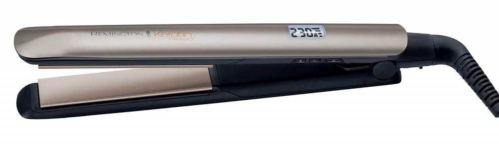 Remington - Keratin Protect Hair Straightener - S8540 - Ceramic heating system - Display LCD - Temperature (max) 230 °C - Bronze/Black