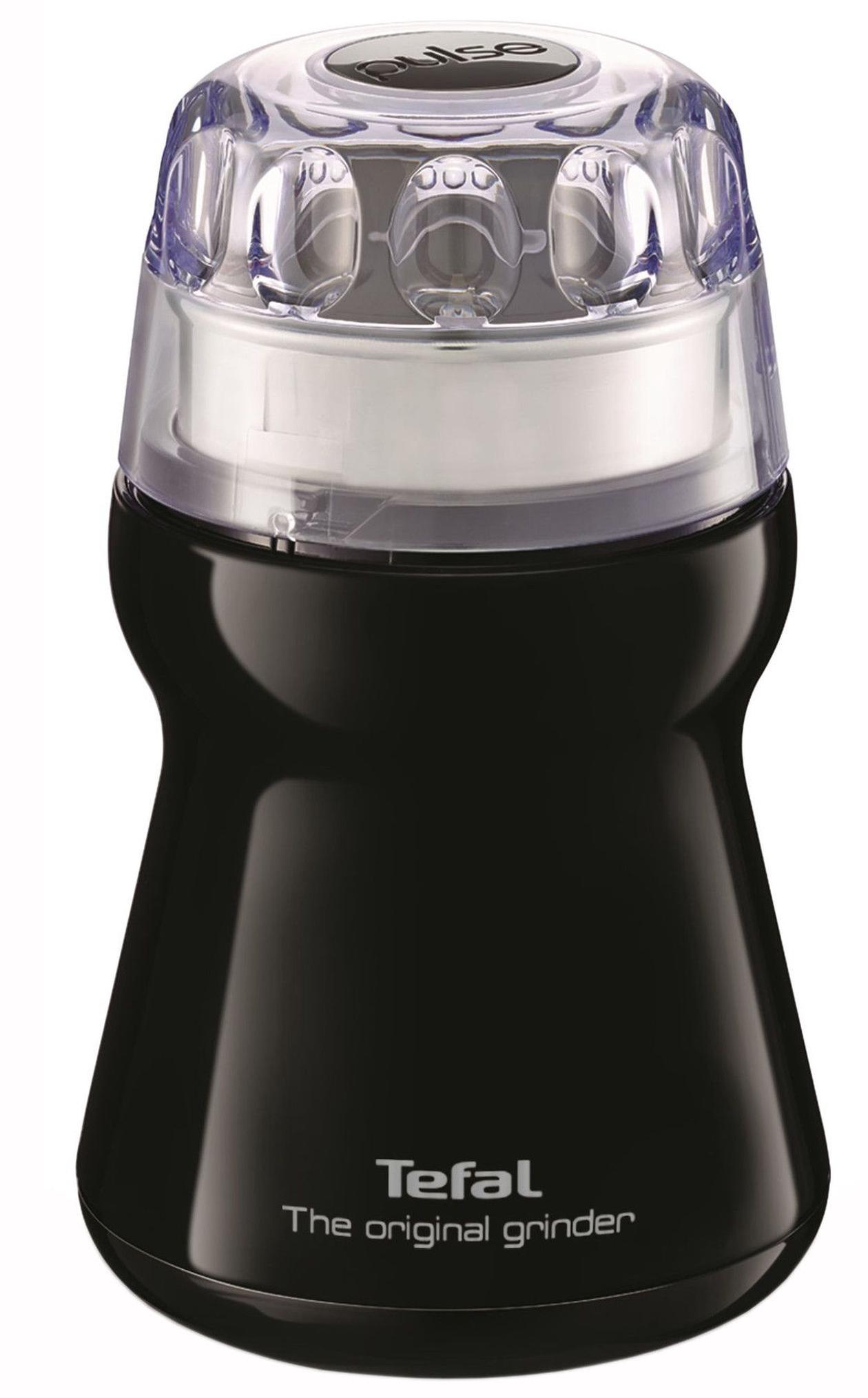 TEFAL - GT1108 - Coffee Grinder - 180 W - Coffee beans capacity 50 g - Number of cups 9 pc(s) - Black - Pulse function