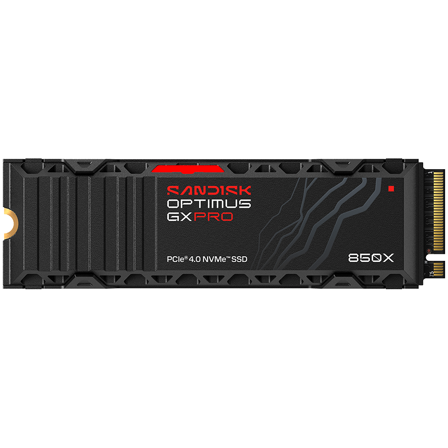SANDISK Optimus GX PRO 850X 1TB M.2 2280 PCIe Gen4 x4 NVMe TLC 3D, Read/Write: 7300/6300 MBps, IOPS 800K/1100K, TBW: 600
