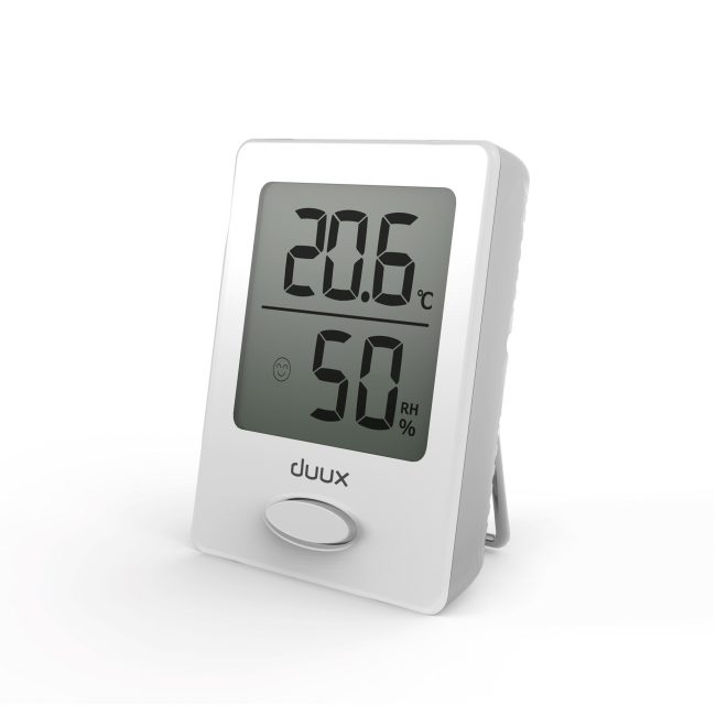 Duux - Sense - White - LCD display - Hygrometer + Thermometer