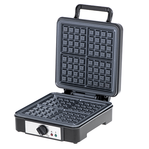 Adler - Waffle Maker - AD 3049 - 1200 W - Number of pastry 4 - Belgium - Black