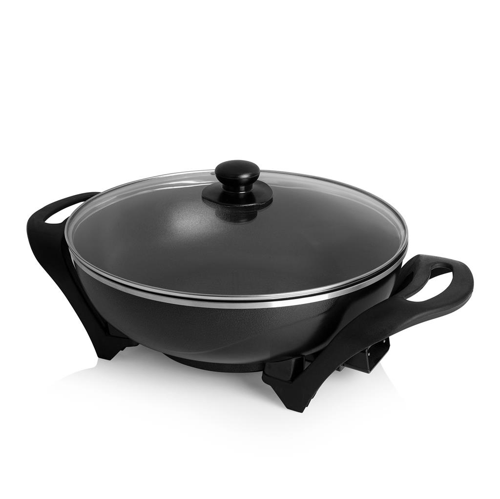 Tristar - Electric Wok - PZ-9130 - 1500 W - Stainless steel - 4.5 L - Black