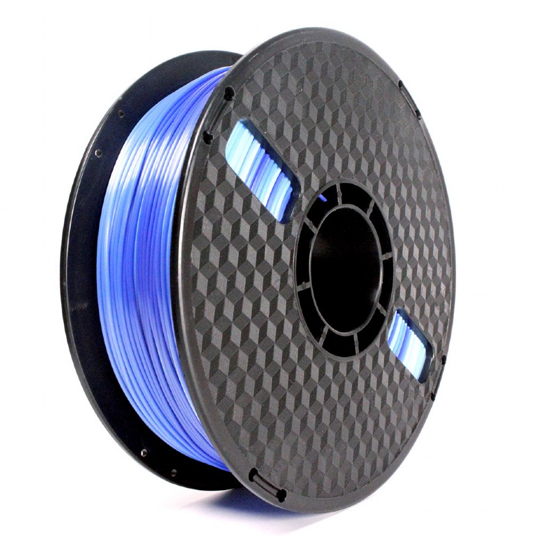 Flashforge Filament, PLA Silk Ice - 3DP-PLA-SK-01-ICE - 1.75 mm diameter, 1kg/spool - Ice blue + Dark blue
