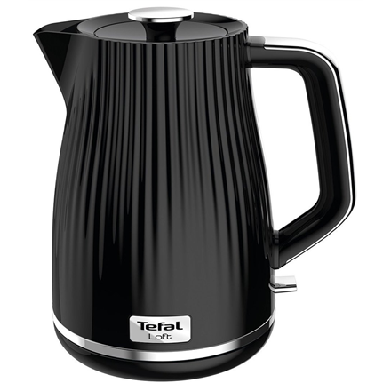 TEFAL - Kettle - KO250830 - Electric - 2400 W - 1.7 L - Plastic - 360° rotational base - Black