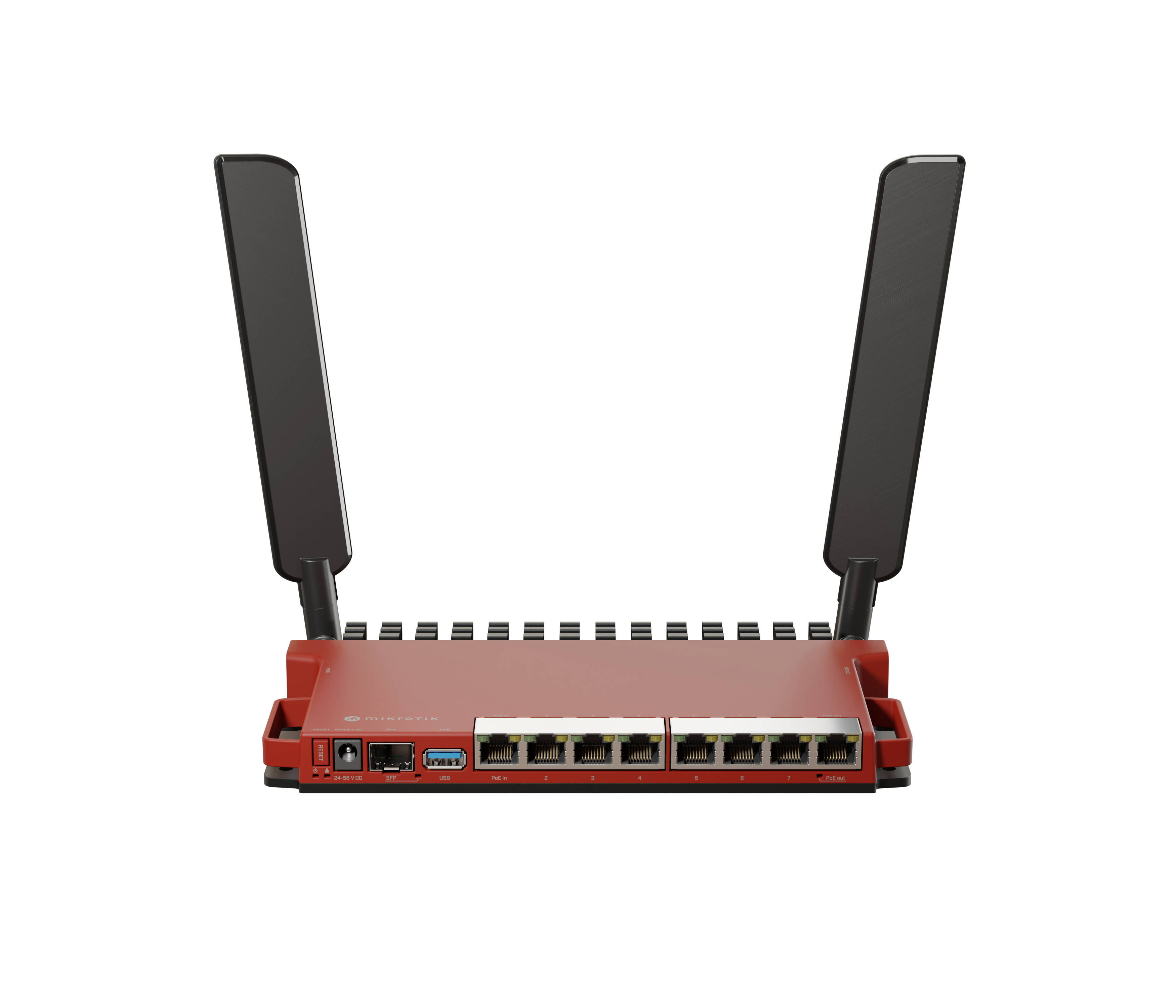 MikroTik - Router - L009UiGS-2HaxD-IN - 802.11ax - 10/100/1000 Mbit/s - Ethernet LAN (RJ-45) ports 8 - Mesh Support No - MU-MiMO No - No mobile broadband - Antenna type External - 1x USB 3.0 type A