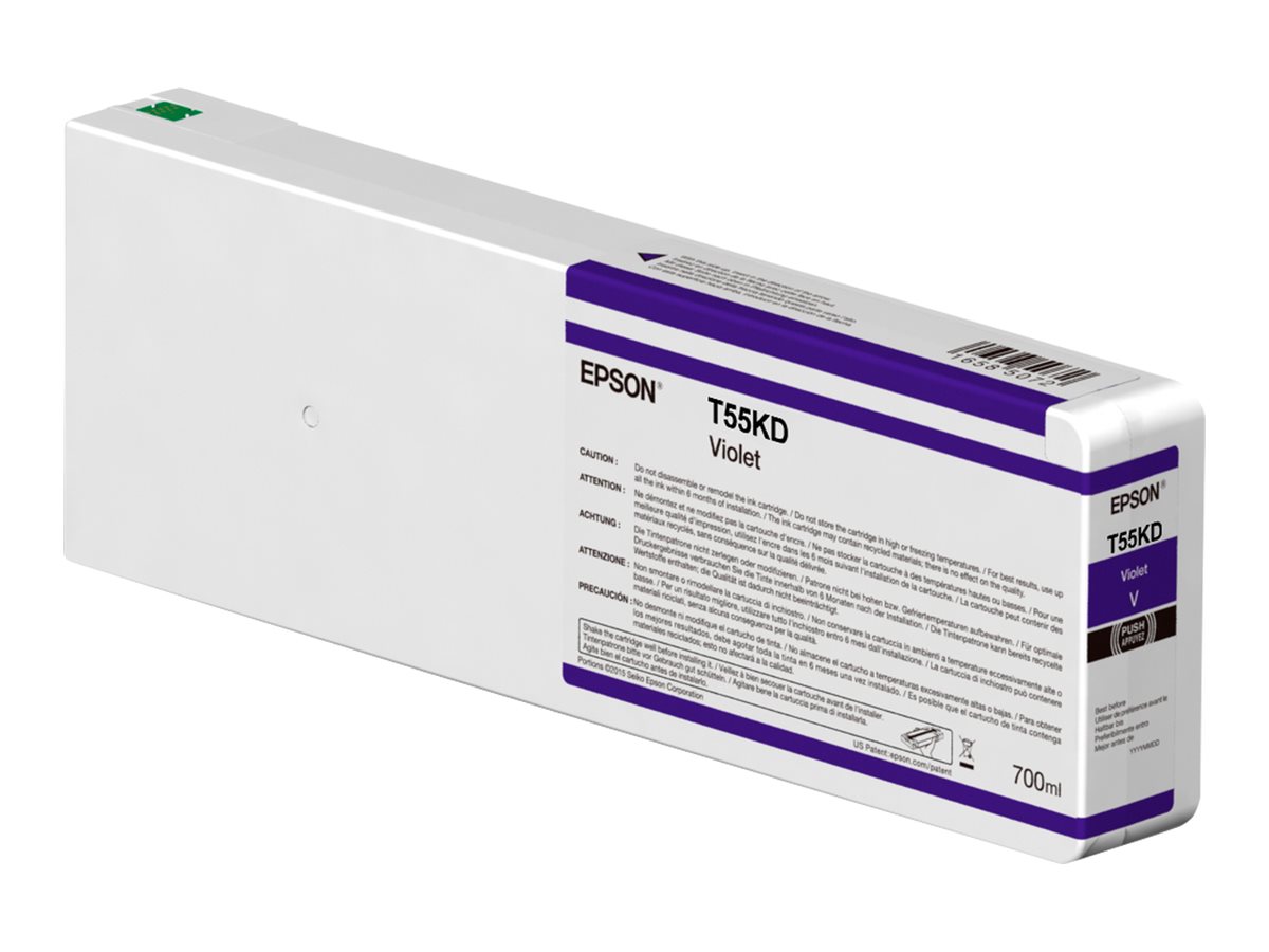 Epson Singlepack T55KD00 UltraChrome HDX/HD, 700 ml - Ink Cartrige - Violet