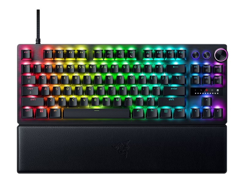 Razer - Huntsman V3 Pro Tenkeyless - RZ03-04980100-R3M1 - Gaming Keyboard - Wired - US - Analog Optical - Black