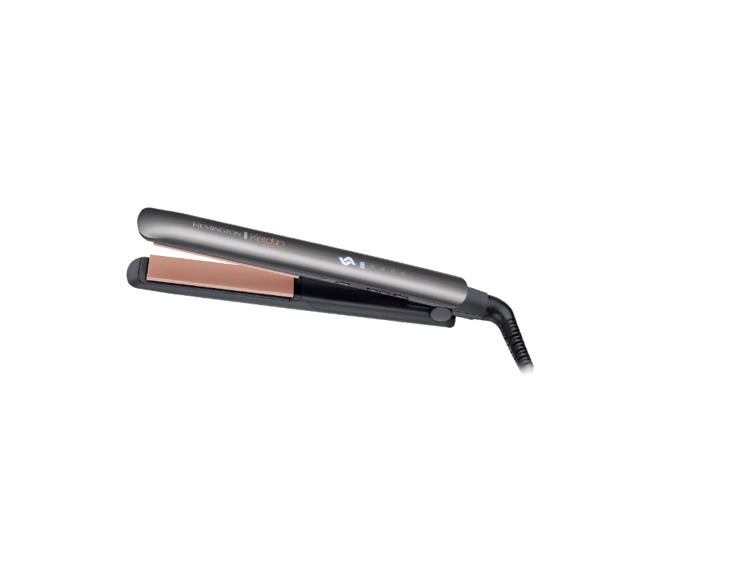 Remington - Hair Straightener - S8598 Smartpro - Ceramic heating system - Display Digital - Temperature (min) 150 °C - Temperature (max) 230 °C - Number of heating levels 5 - Grey
