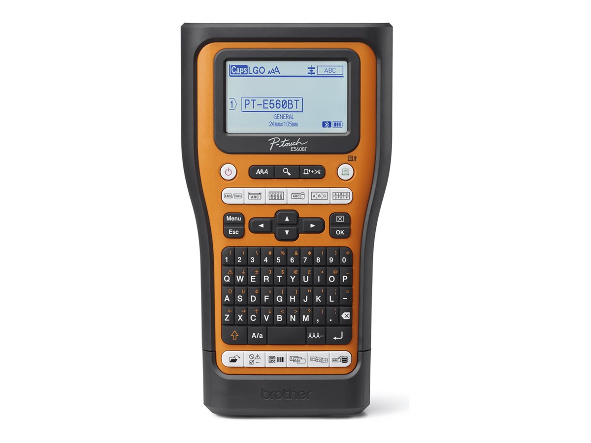 Brother PT-E560BTSP Pro - Thermal - Label Printer - Maximum ISO A-series paper size Other - Orange / Black