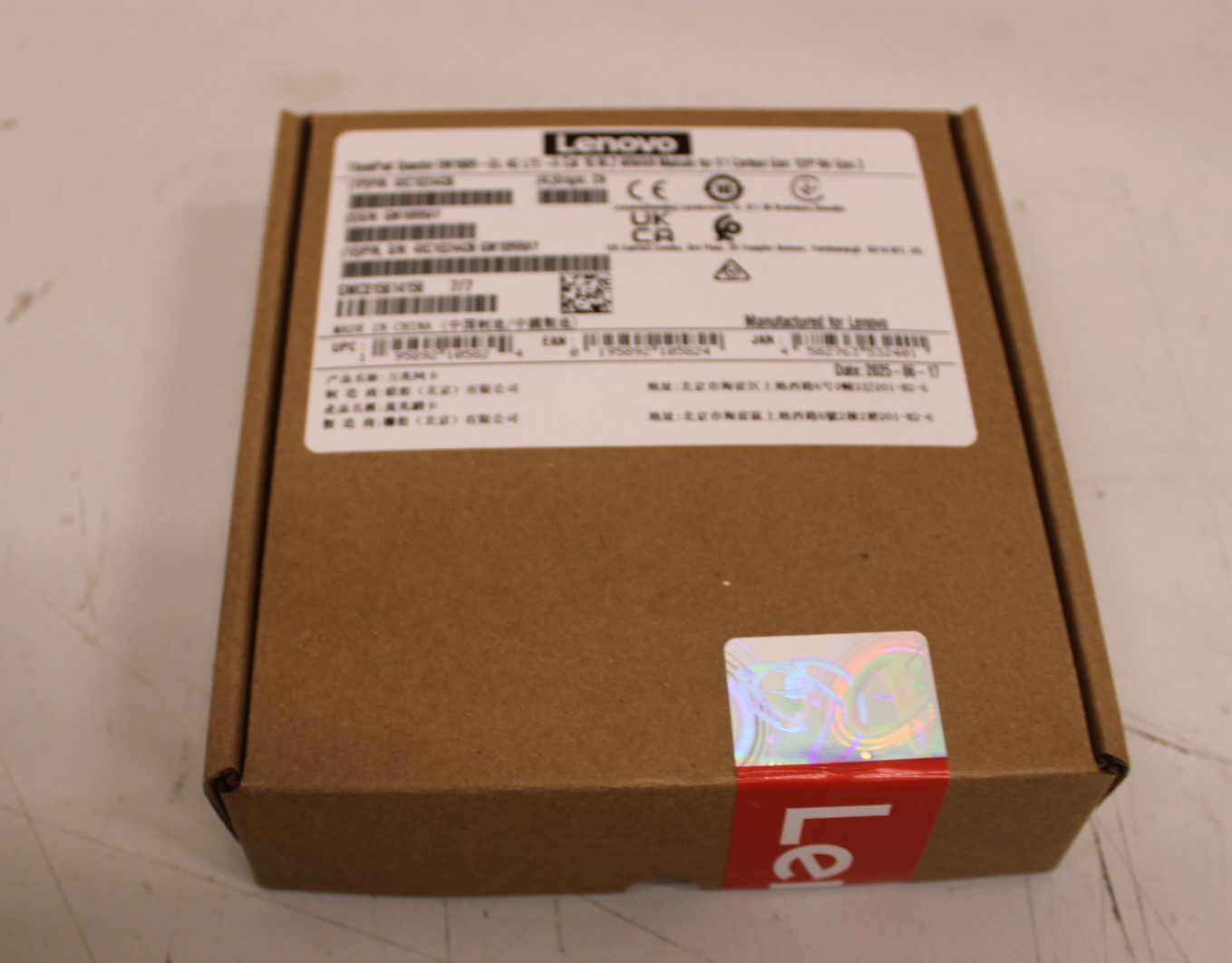 SALE OUT. Lenovo WWAN Module for X1 Carbon Gen 12/P16v Gen 2 - ThinkPad Quectel EM160R-GL 4G LTE-A Cat 16 M.2 - 42 x 30 x 2.3 mm - UNPACKED