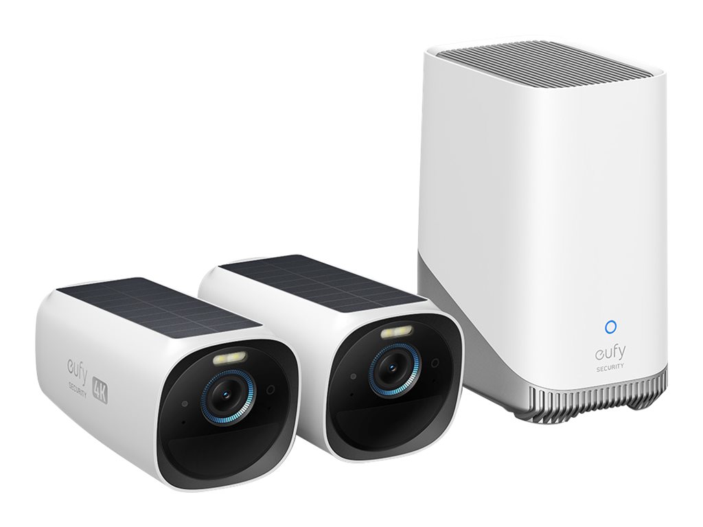 Anker Eufy - Security Camera, 2+1 Kit - eufyCam 3 - F/1.4 - IP67 - HDD/SSD storage