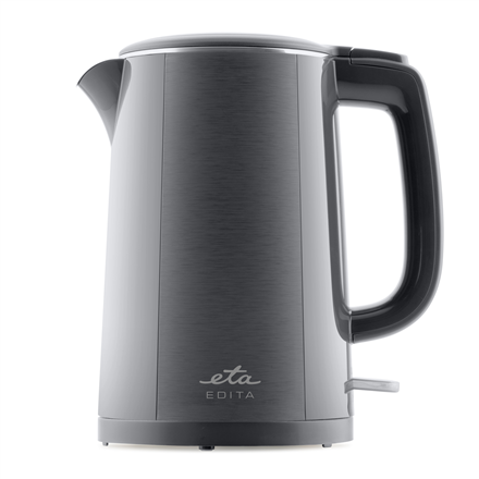 ETA Kettle - ETA859590020 EDITA - Electric - 2200 W - 1.5 L - Stainless steel - 360° rotational base - Grey