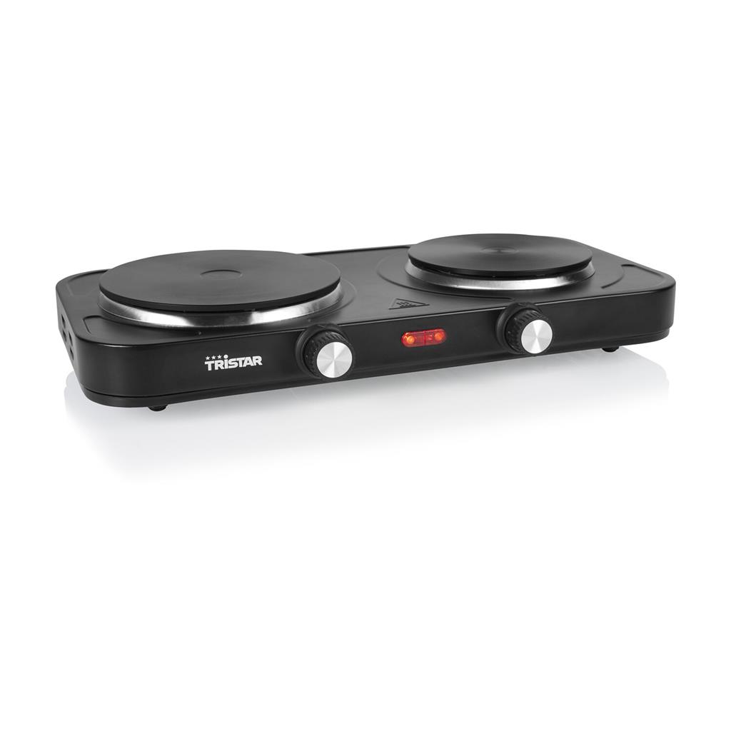 Tristar Table Hob - KP-6152 - Number of burners/cooking zones 2 - Electric - Black