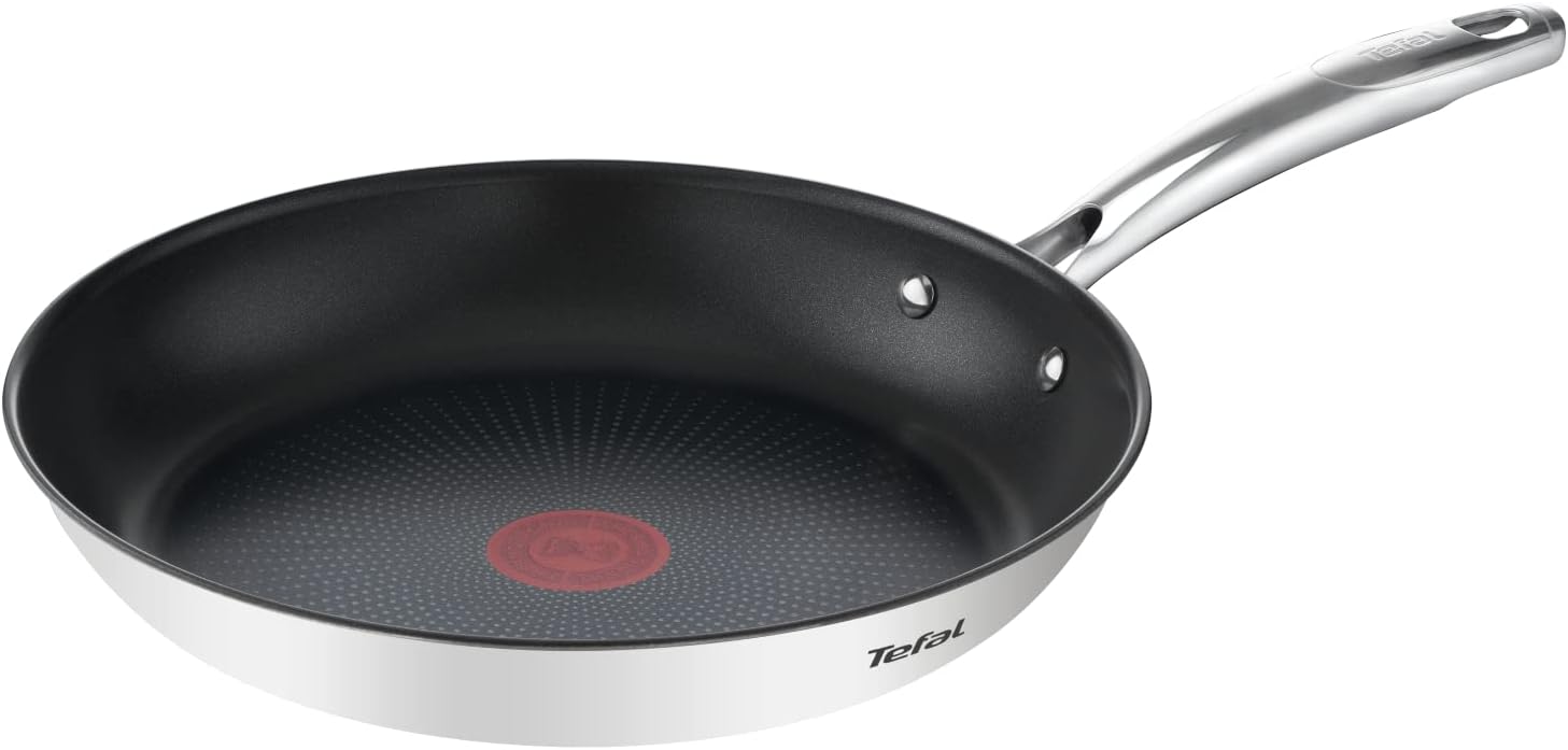 TEFAL - Pan - Duetto+ G7320655 - Frying - Diameter 28 cm - Halogen, induction, ceramic glass, gas, electric - Suitable for induction hob - Black - Fixed handle