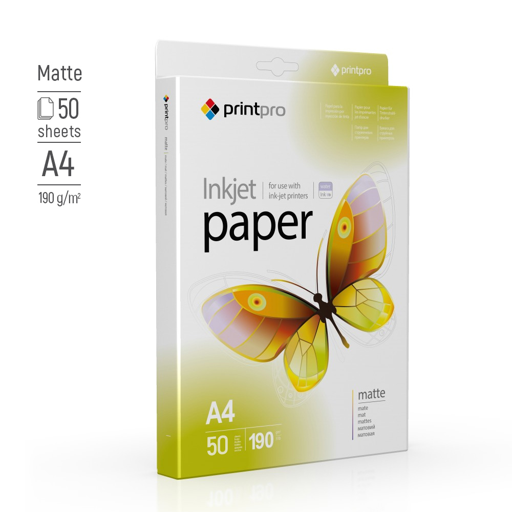 ColorWay Photo Paper, 50 sheets - Matte - 190 g/m² - A4
