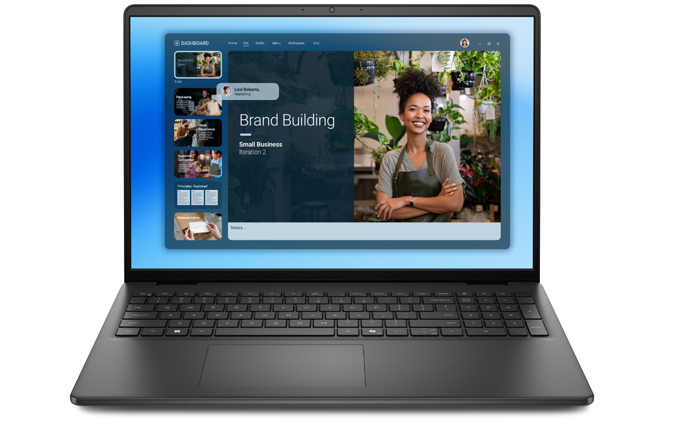 Dell 16 DC16250 - Carbon Black - 16 " - 2K - 1920 x 1200 pixels - Anti-glare - Intel Core 5 - 120U - 16 GB - DDR5 - Solid-state drive capacity 1000 GB - Intel Graphics - Windows 11 Pro - 802.11ax - Keyboard language English - Keyboard backlit - Warranty 3
