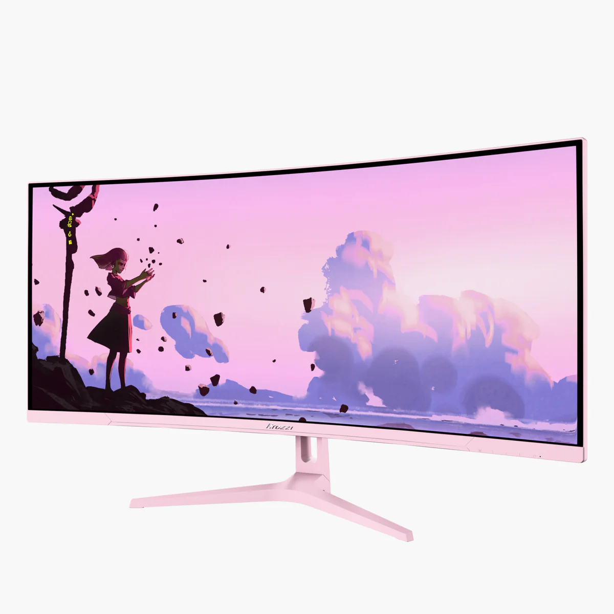 Arozzi - Nova - 34 " - VA - UWQHD - 21:9 - 165 Hz - 1 ms - 3440 x 1440 pixels - 350 cd/m² - HDMI ports quantity 2 - Pink