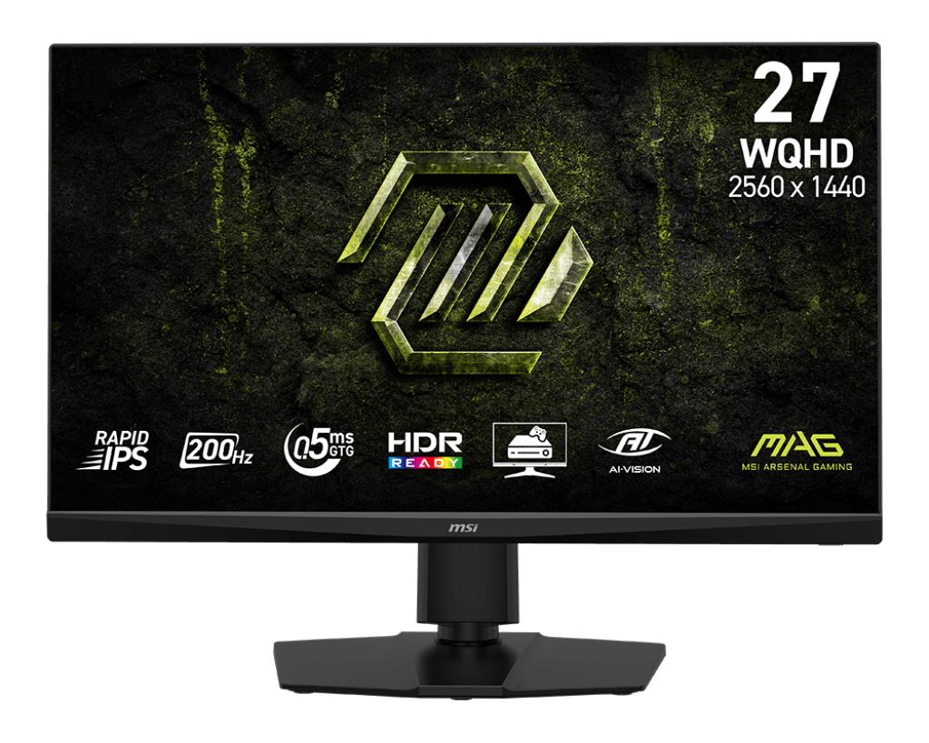 LCD Monitor|MSI|27 "|2560 x 1440 pixels|Wide Quad HD|Native aspect ratio 16:9|LED|Flat|MAG272QPFE20