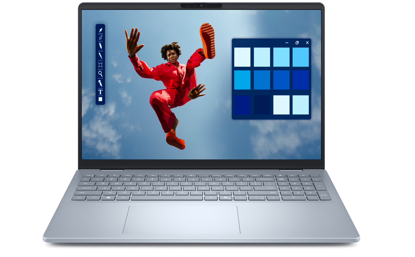 Dell Plus 16 DB16250 - Ice Blue - 16 " - Touchscreen - 2K - 2560 x 1600 pixels - Intel Core Ultra 9 - 288V - 32 GB - LPDDR5X - Solid-state drive capacity 1000 GB - Intel Arc Graphics - Windows 11 Pro - 802.11be - Keyboard language English - Keyboard backl