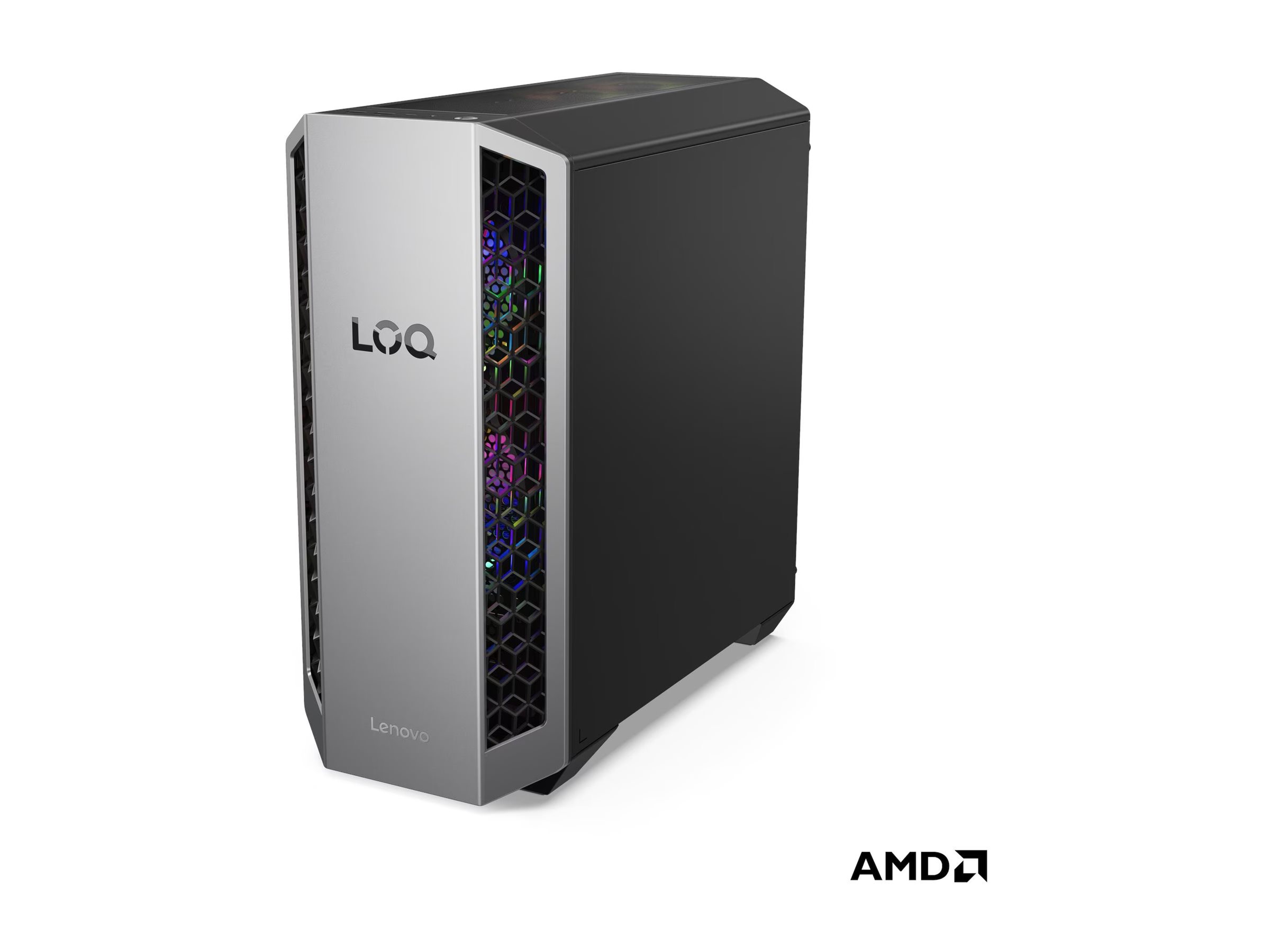 Lenovo LOQ - 26ADR10 - Desktop - Tower - AMD Ryzen 7 - 8745HX - 16 GB - SODIMM DDR5 - NVIDIA GeForce RTX 5050 - No Optical drive - No keyboard - Windows 11 Home - Warranty 24 month(s)