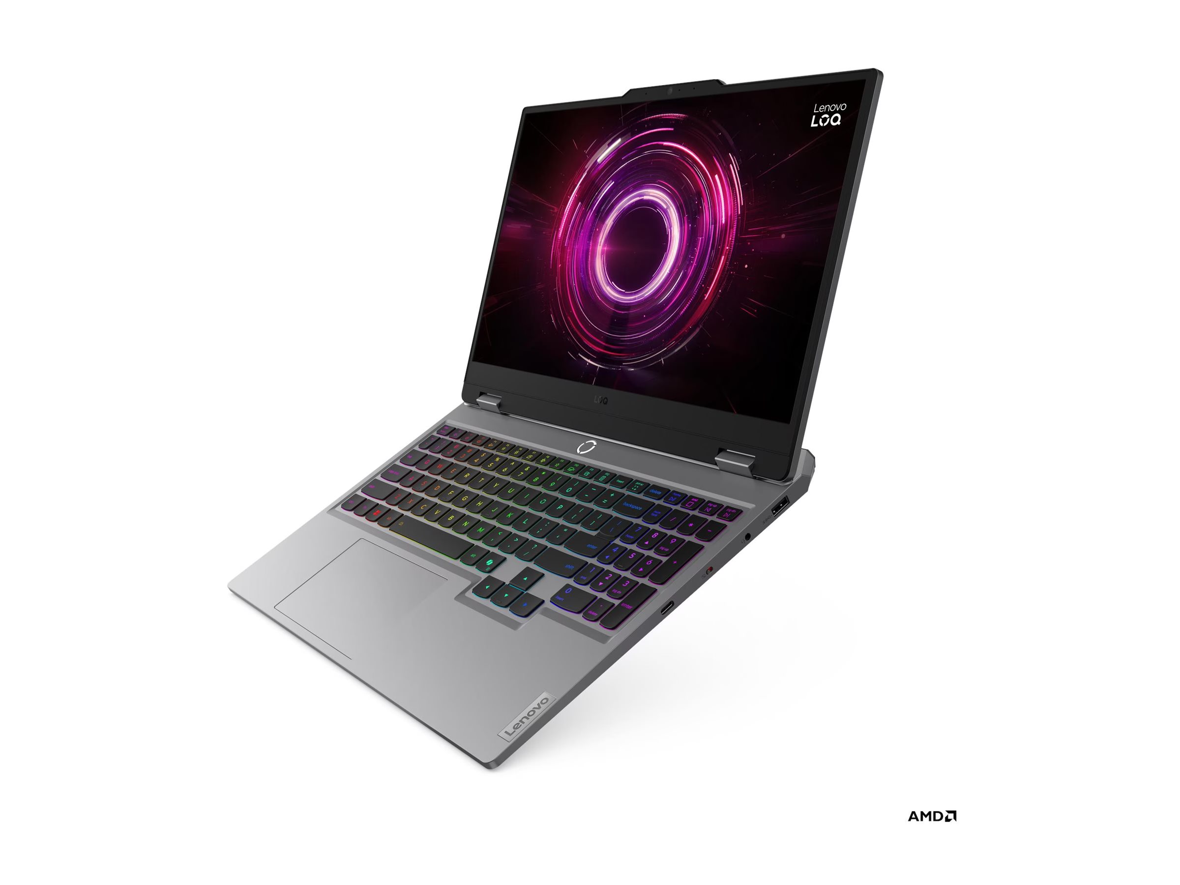 Lenovo LOQ 15AHP10 AMD - Luna Grey - 15.6 " - IPS - FHD - 1920 x 1080 pixels - Anti-glare - AMD Ryzen 7 - 250 - 16 GB - SODIMM DDR5 - Solid-state drive capacity 512 GB - NVIDIA GeForce RTX 5060 - GDDR7 - 8 GB - Windows 11 Home - 802.11ax - Bluetooth versi