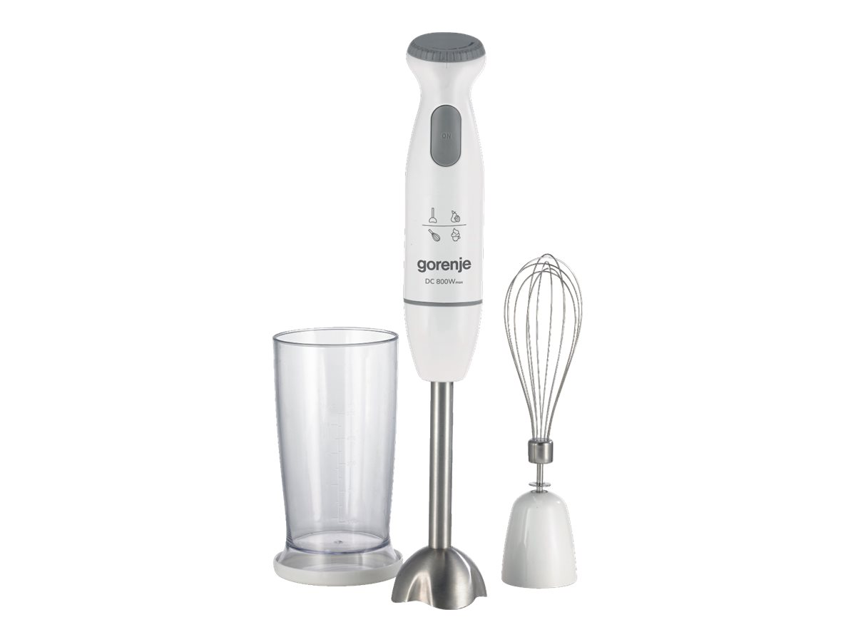 Gorenje Hand blender - HBC802QW - Hand Blender - 800 W - Jar material Plastic - Jar capacity 0.5 L - White