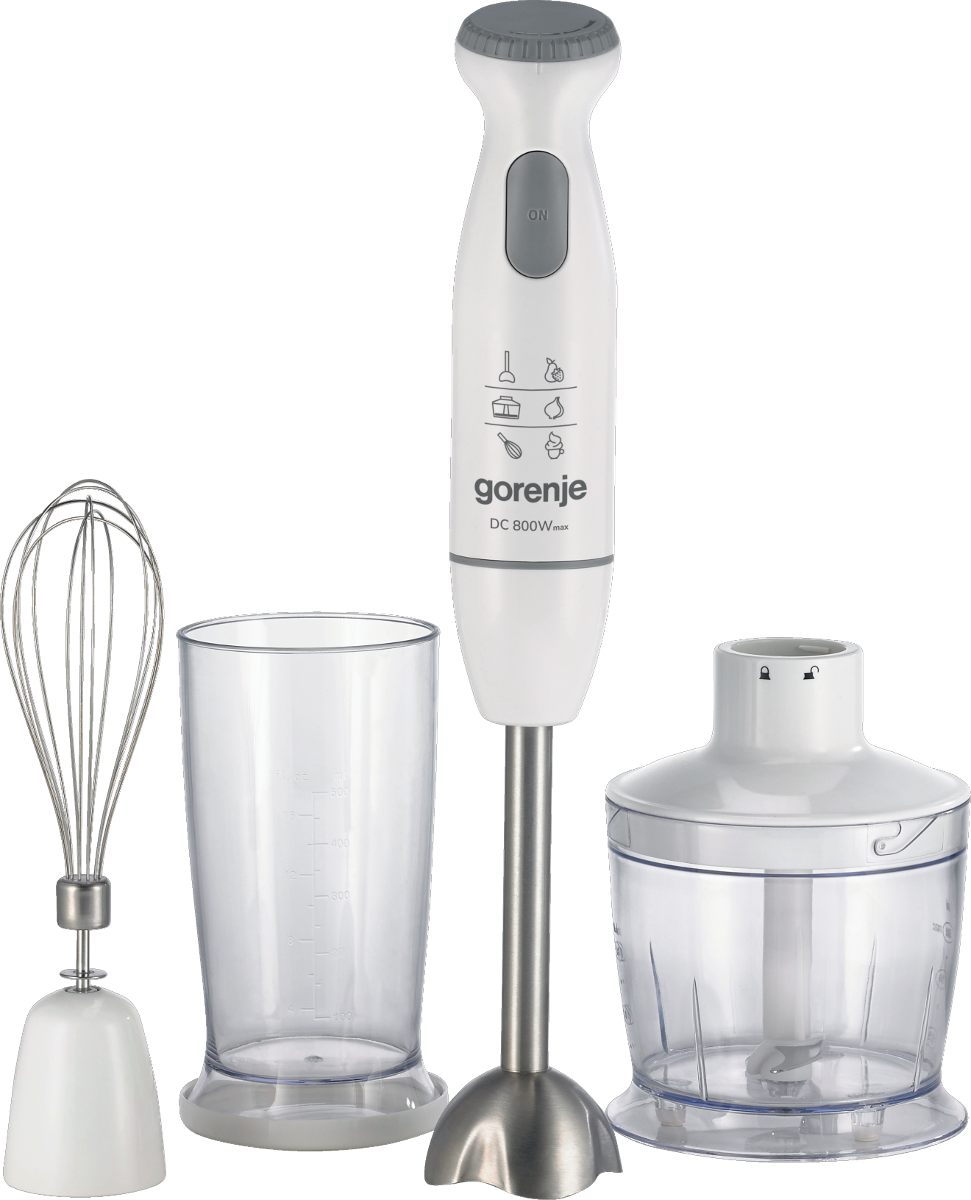 Gorenje Hand Blender - HBC804QW - Hand Blender - 800 W - Jar capacity 0.5 L - White