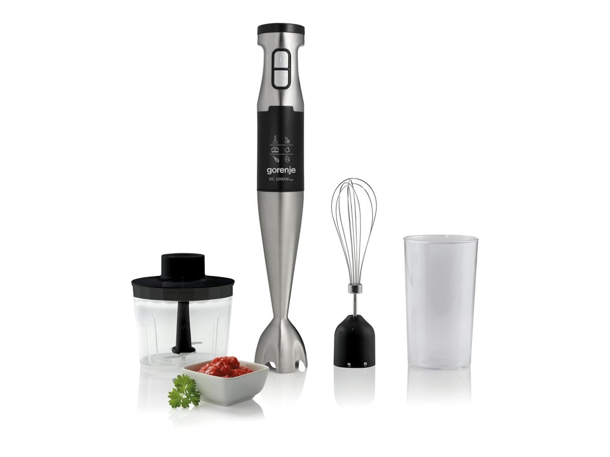 Gorenje Hand blender - HBX1000E - Hand Blender - 1000 W - Jar material Plastic - Jar capacity 0.5 L - Black