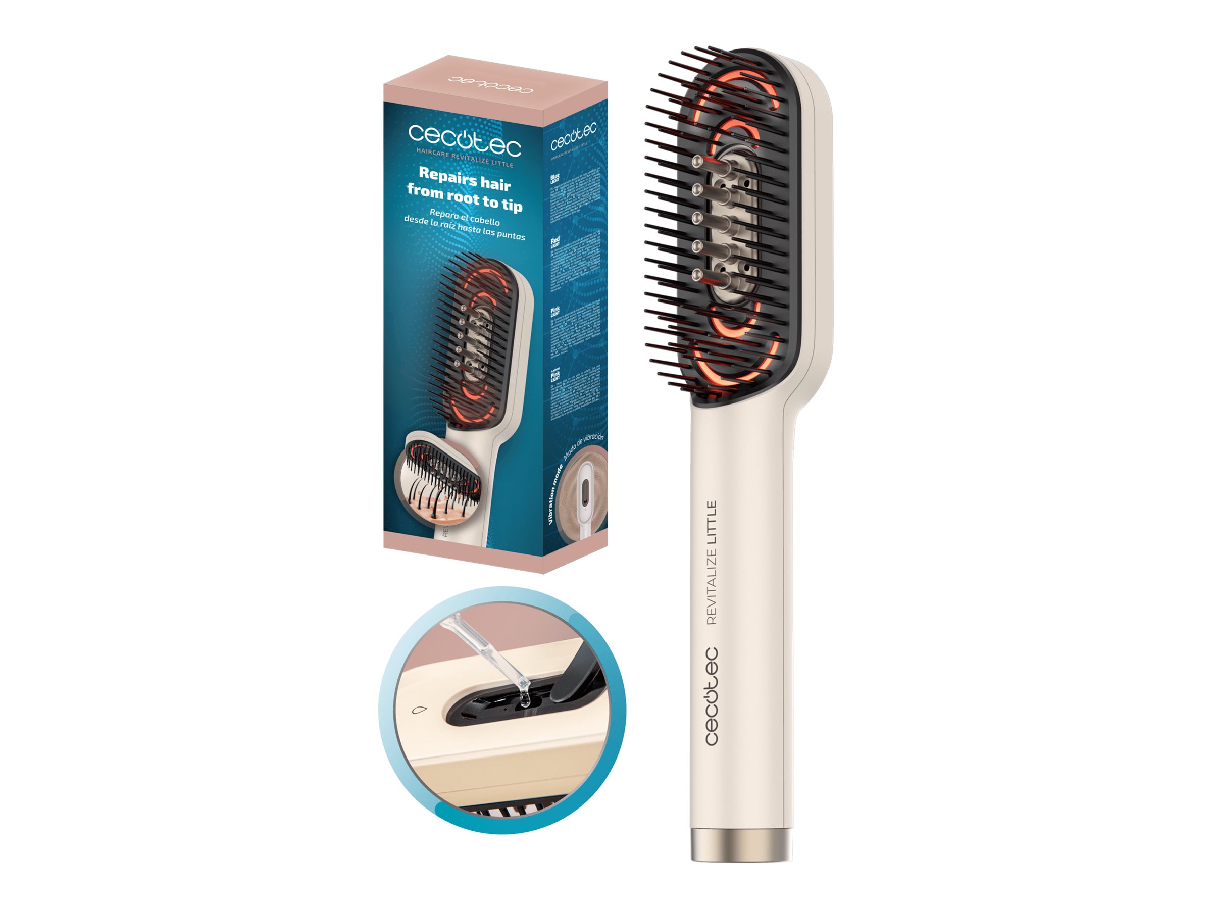 Cecotec Repair Brush - HairCare Revitalize Little - Cream