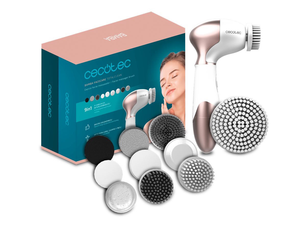 Cecotec Facial cleansing brush - FaceCare TotalClean - Facial brush - White