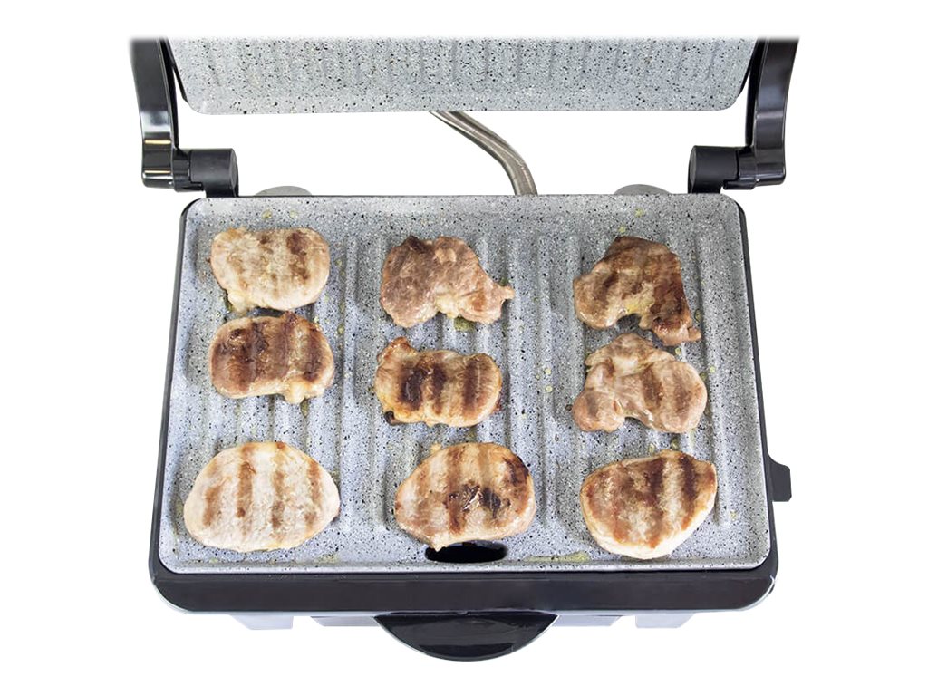 Cecotec Grill - Rock'nGrill 1000 - 1000 W - Electric Grill - Black/Stainless steel