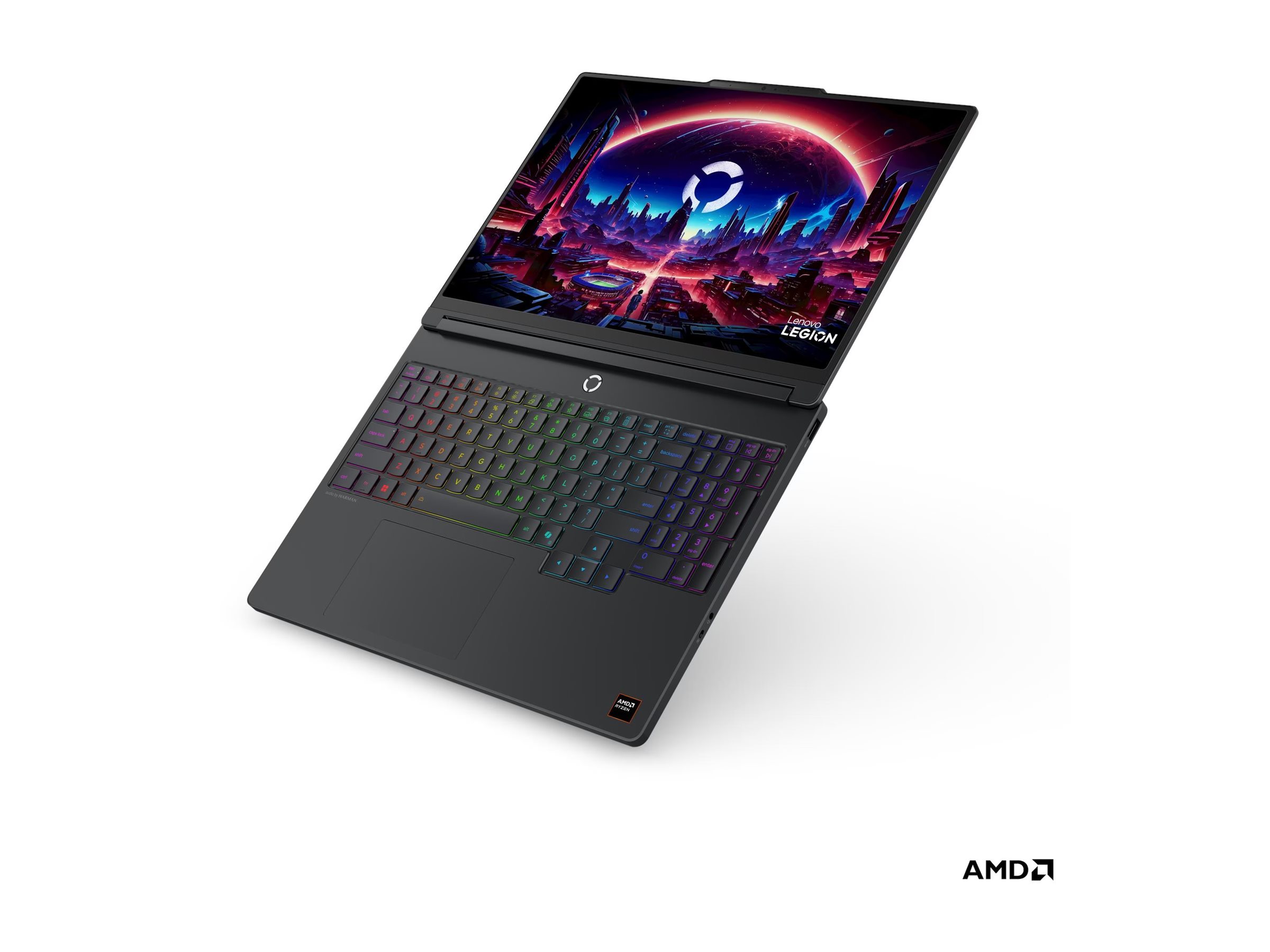 Lenovo Legion 5 15AGP1 AMD - Eclipse Black - 15.3 " - OLED - WQXGA - 2560 x 1600 pixels - Glossy - AMD Ryzen AI 7 - 450 - 16 GB - SODIMM DDR5 - Solid-state drive capacity 1000 GB - NVIDIA GeForce RTX 5070 - GDDR7 - 12 GB - Windows 11 Home - 802.11be - Blu