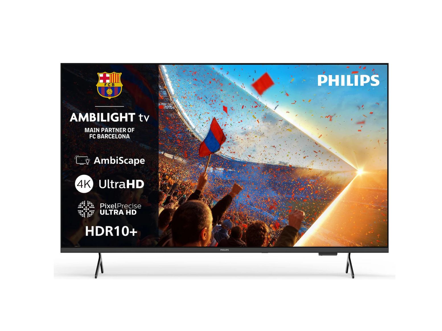 Philips LED 4K Ambilight TV - 65PUS8001/12 - 65 - Smart TV - TITAN OS - UHD - Black