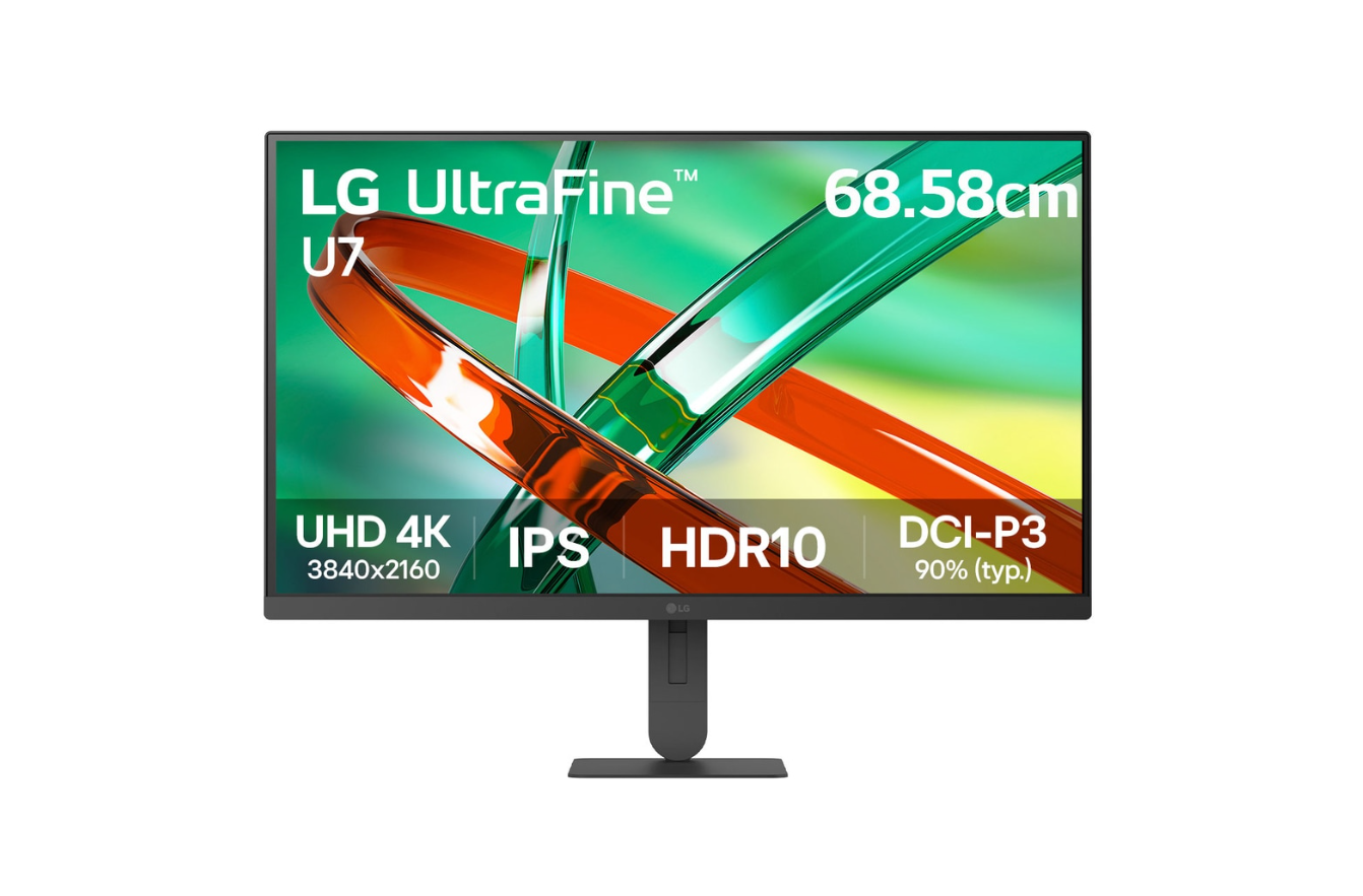 LG 27U710B-B UltraFine - 27 " - IPS - UHD - 16:9 - 60 Hz - 5 ms - 3840 × 2160 pixels - 300 cd/m²