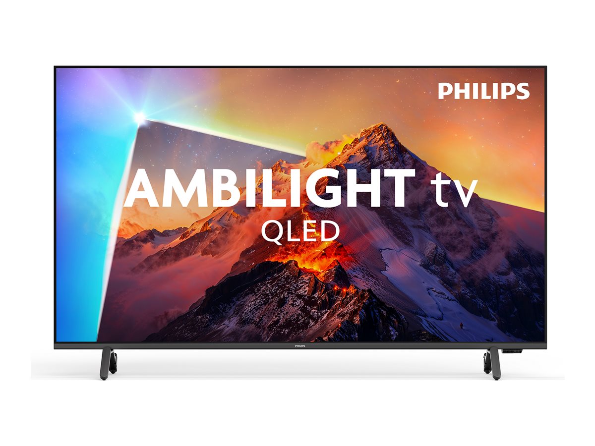 Philips 4K QLED Ambilight TV - 55PQS8611/12 - 55" - Smart TV - TITAN OS - UHD - Black