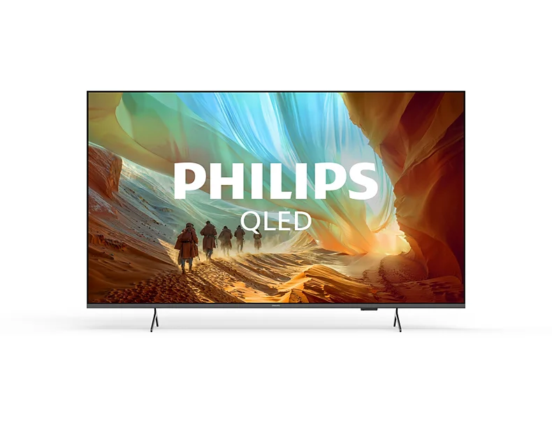 Philips 4K QLED Ambilight TV - 75PQS7801/12 - 75" - Smart TV - Titan OS - UHD - Black