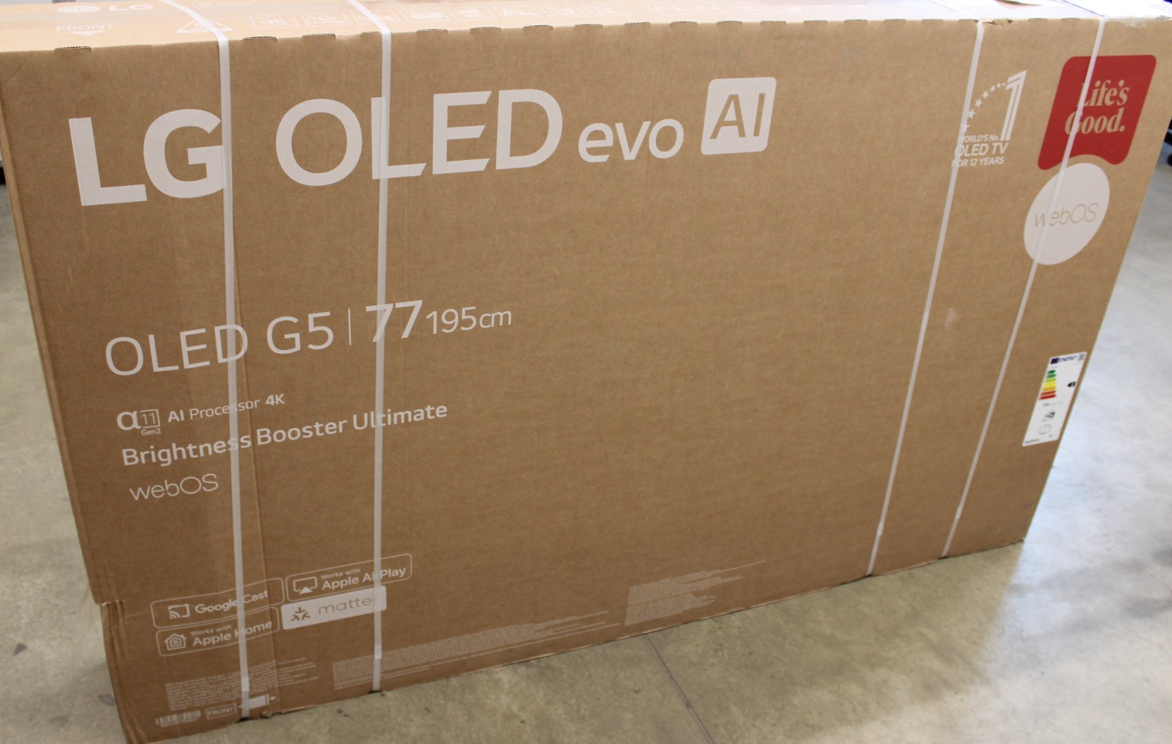 SALE OUT. LG OLED77G51LW 77" (196 cm) Premium OLED TV - SALE OUT. - LG OLED77G51LW - 77 - Smart TV - webOS 25 - UHD - DAMAGED PACKAGING