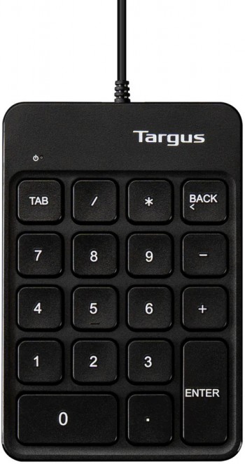 Targus - Numeric EcoSmart - Numeric Keypad - Wired - Black