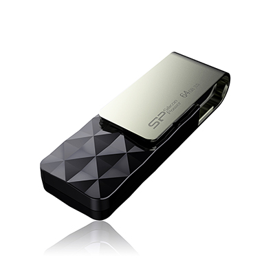Silicon Power - Blaze B30 - 8 GB - USB Type-A - Silver