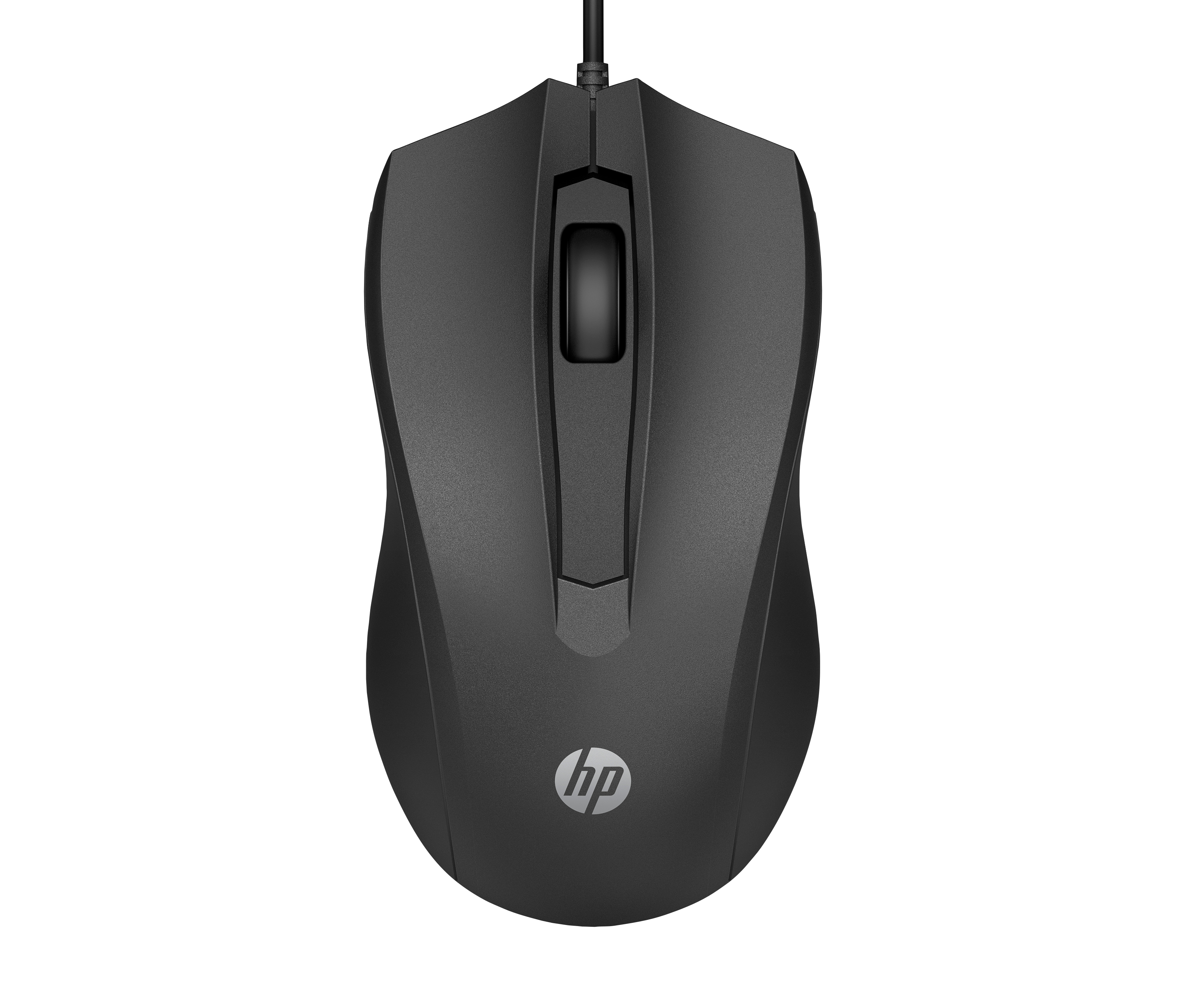 HP 100 USB Wired Mouse - Black