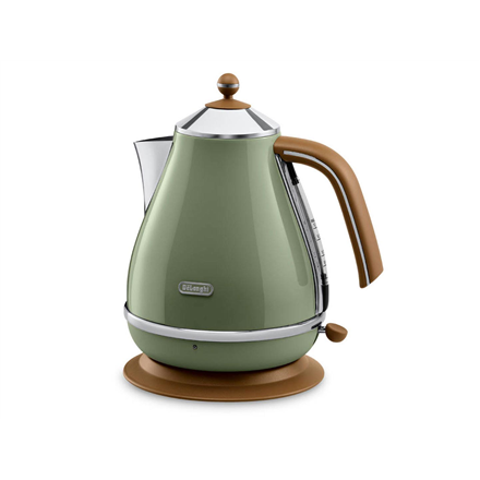 Delonghi - Kettle - KBOV 2001.GR - Electric - 2000 W - 1.7 L - 360° rotational base - Green