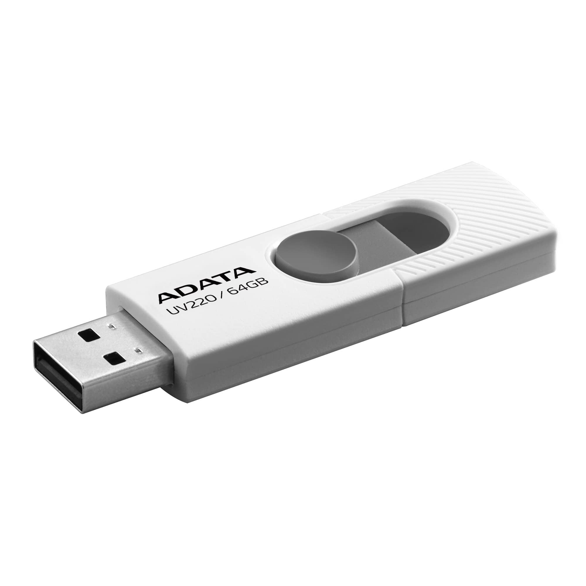 ADATA - UV220 - 64 GB - USB Type-A - White/Gray