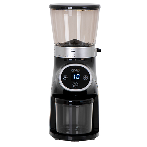Adler - Coffee Grinder - AD 4450 Burr - 300 W - Coffee beans capacity 300 g - Number of cups 1-10 pc(s) - Black