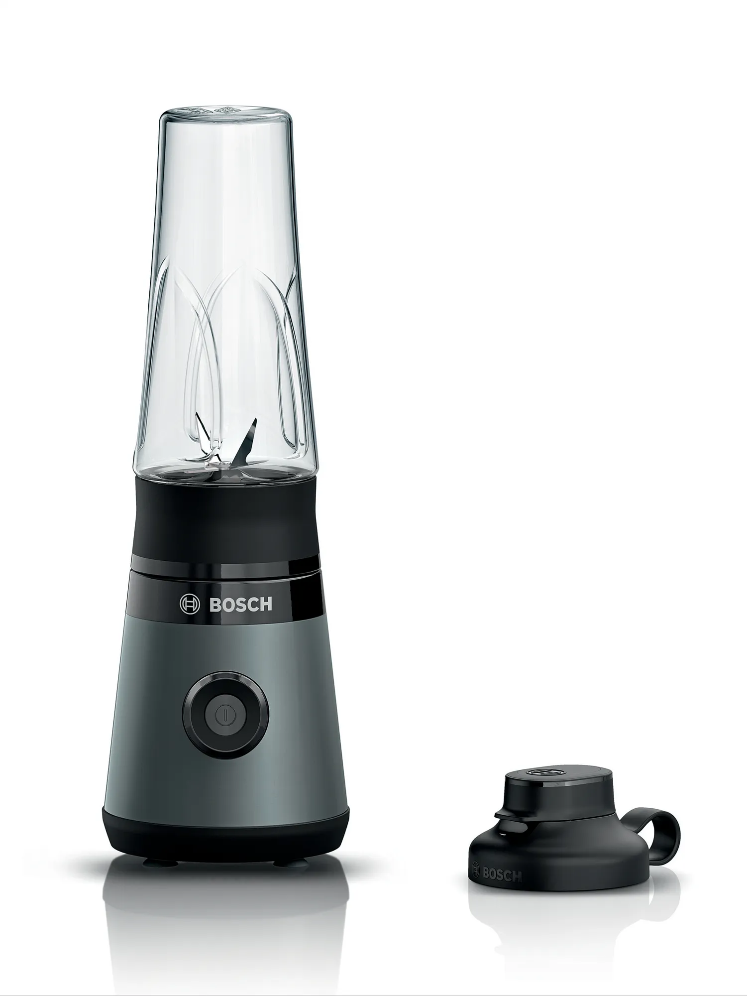 Bosch - VitaPower ToGo Smoothie Maker - MMB2111S - Tabletop - 450 W - Jar material Tritan - Jar capacity 0.6 L - Ice crushing - Silver