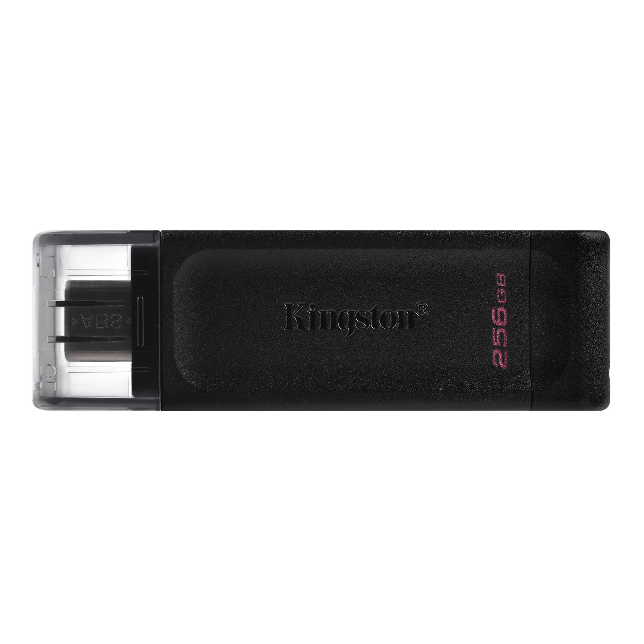 Kingston - USB Flash Drive - DataTraveler 70 - 256 GB - USB Type-C - Black