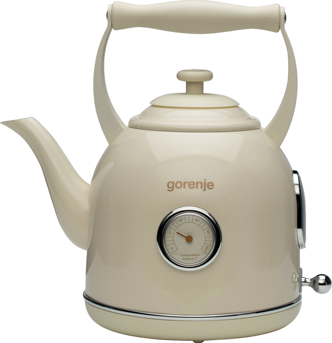 Gorenje - Kettle - K17CLIN - Electric - 2000 W - 1.7 L - Plastic/Metal - 360° rotational base - Beige