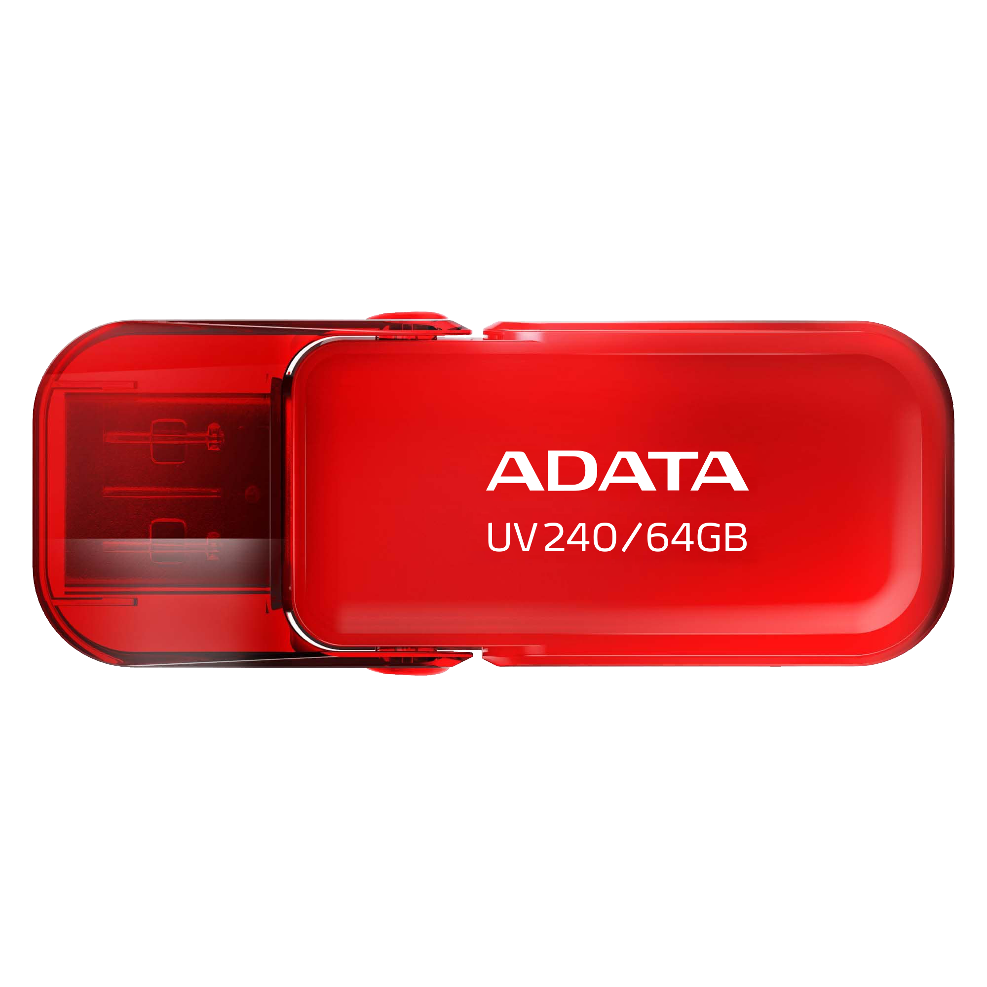 ADATA - USB Flash Drive - UV240 - 64 GB - USB Type-A - Red