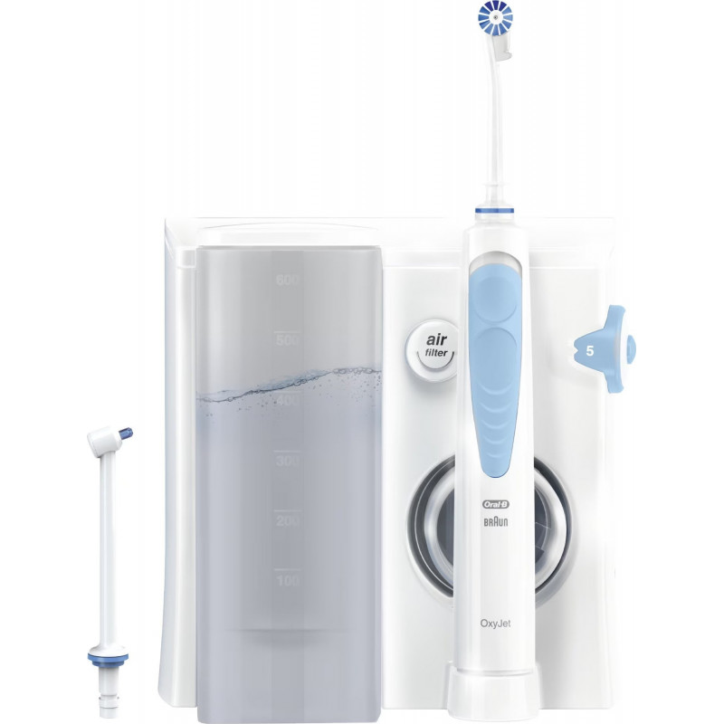 Oral-B Dental Irrigator - OxyJet MD20 - 600 ml - Number of heads 2 - White