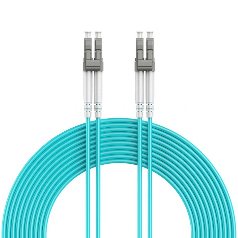 Cablexpert - Multimode Duplex OM4 50/125 Fiber Optic Cable, 0.5 m - CFO-MDOM4-LC/LC-0.5M