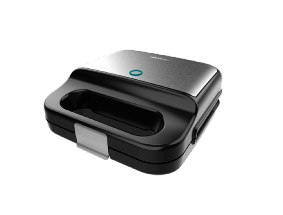 Cecotec Sandwich Maker - Rock’nToast 4in1 - 1000 W - Number of plates 4 - Black